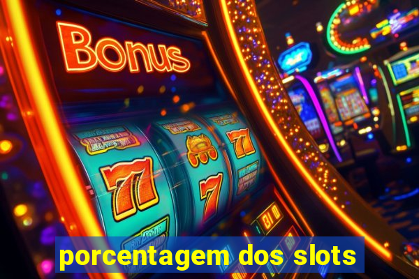 porcentagem dos slots